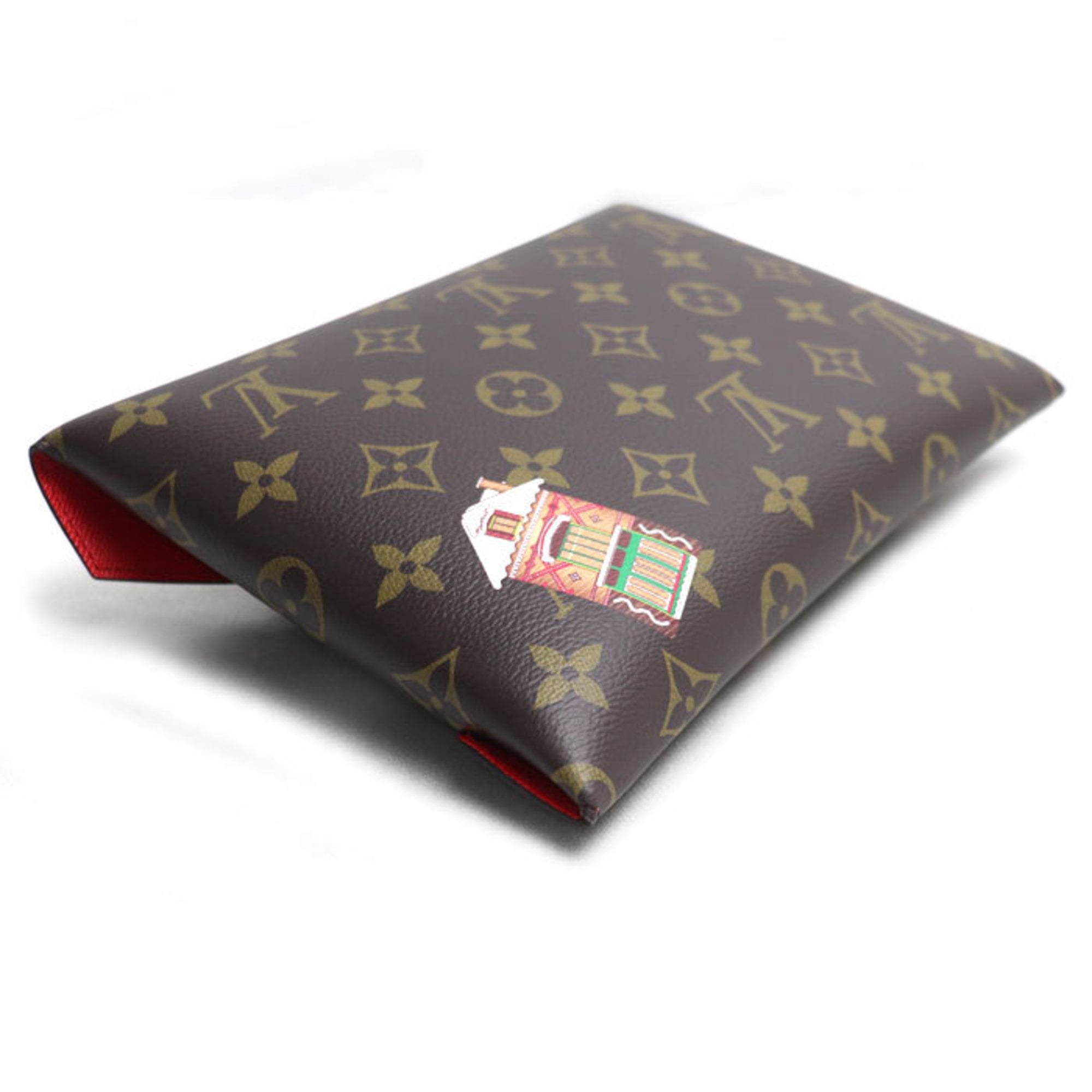 Louis Vuitton Brown Monogram Clutch Bag