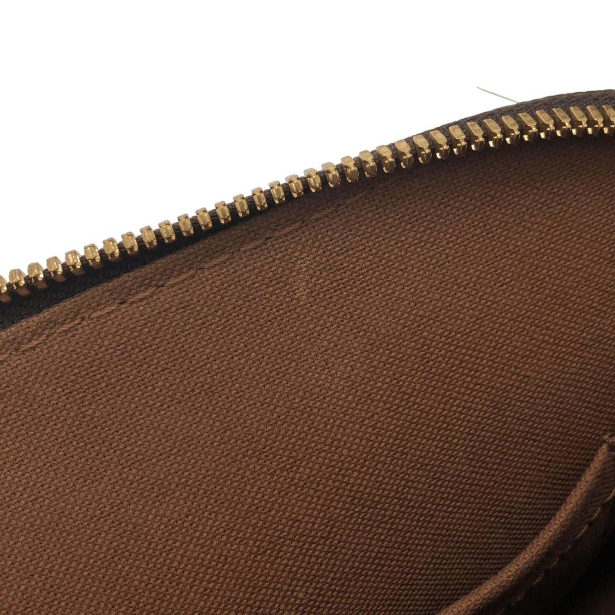 Louis Vuitton Marron Coated Canvas Handbag