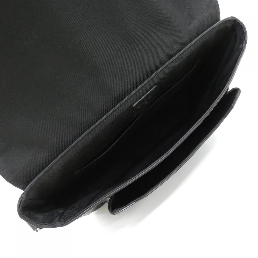Louis Vuitton Black Coated Canvas Leather Shoulder Bag