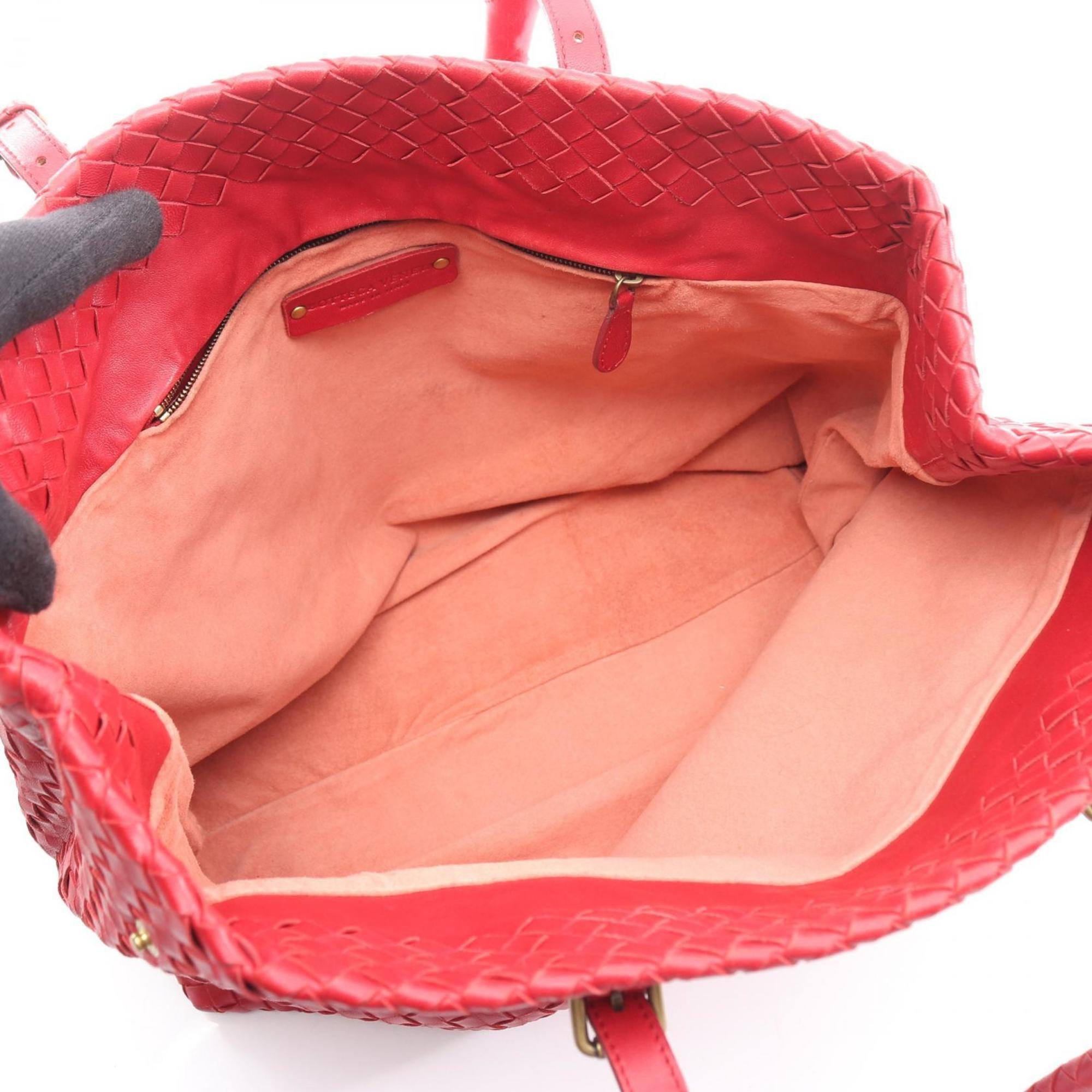 Balenciaga Red Color Leather Tote
