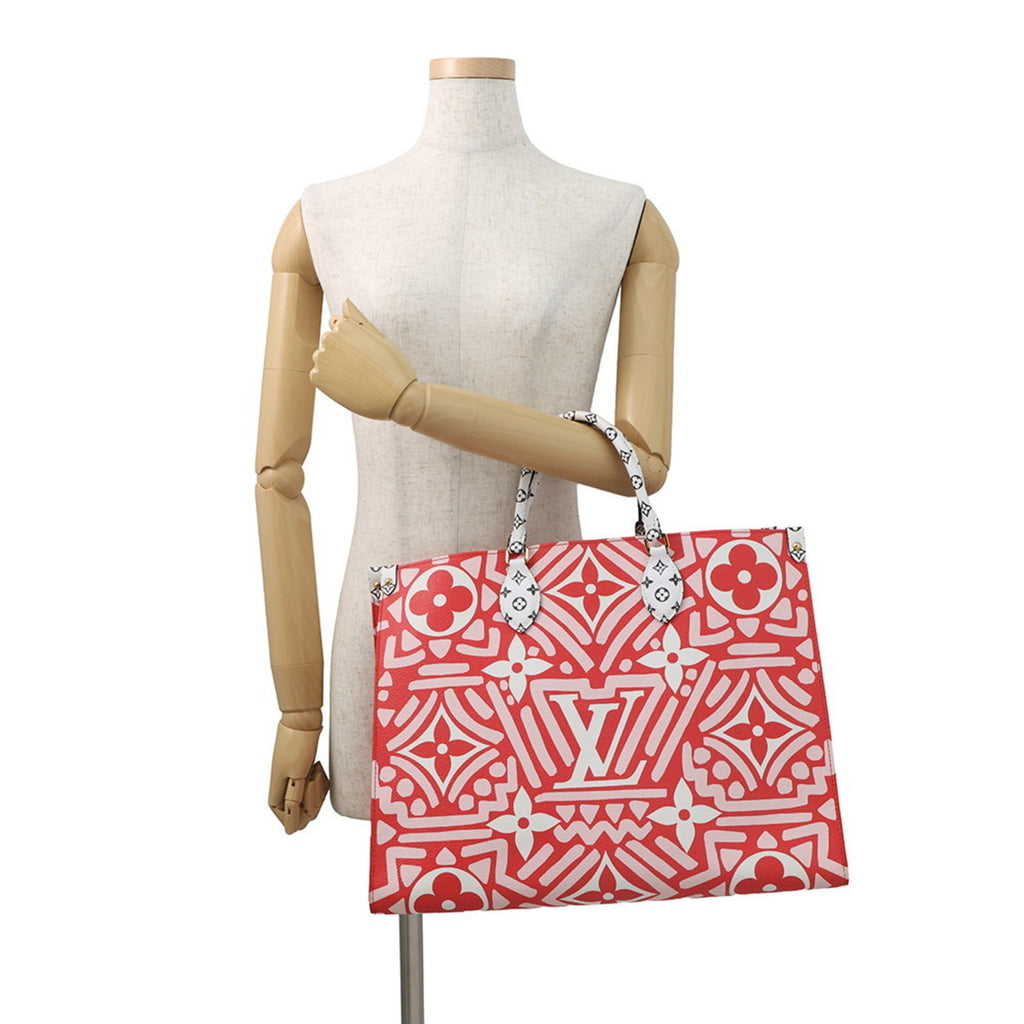 Louis Vuitton Monogram Red Color Monogram Shoulder Bag Tote Bag