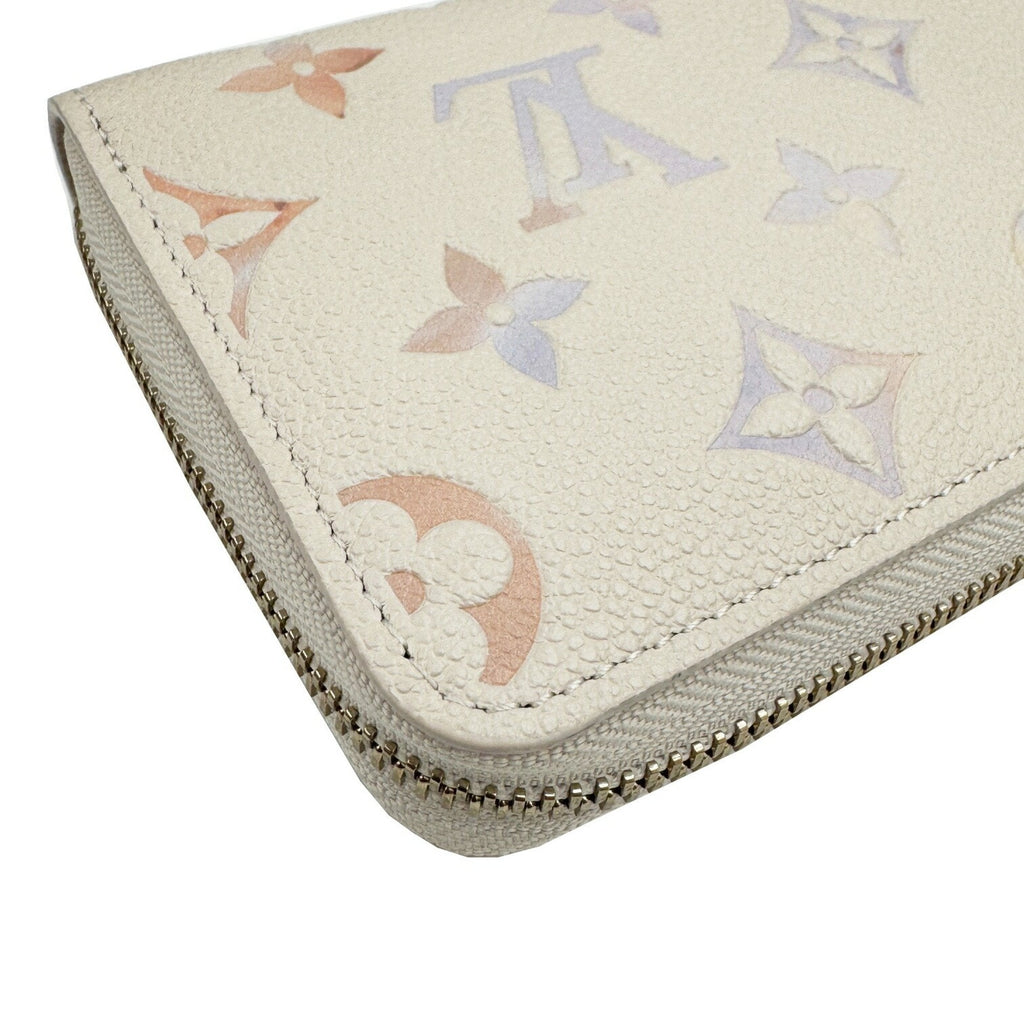 Louis Vuitton Beige Leather Long Wallet