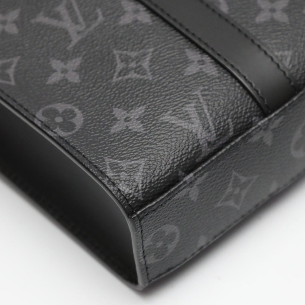 Louis Vuitton Black Monogram Eclipse Canvas Shoulder Bag Tote Bag