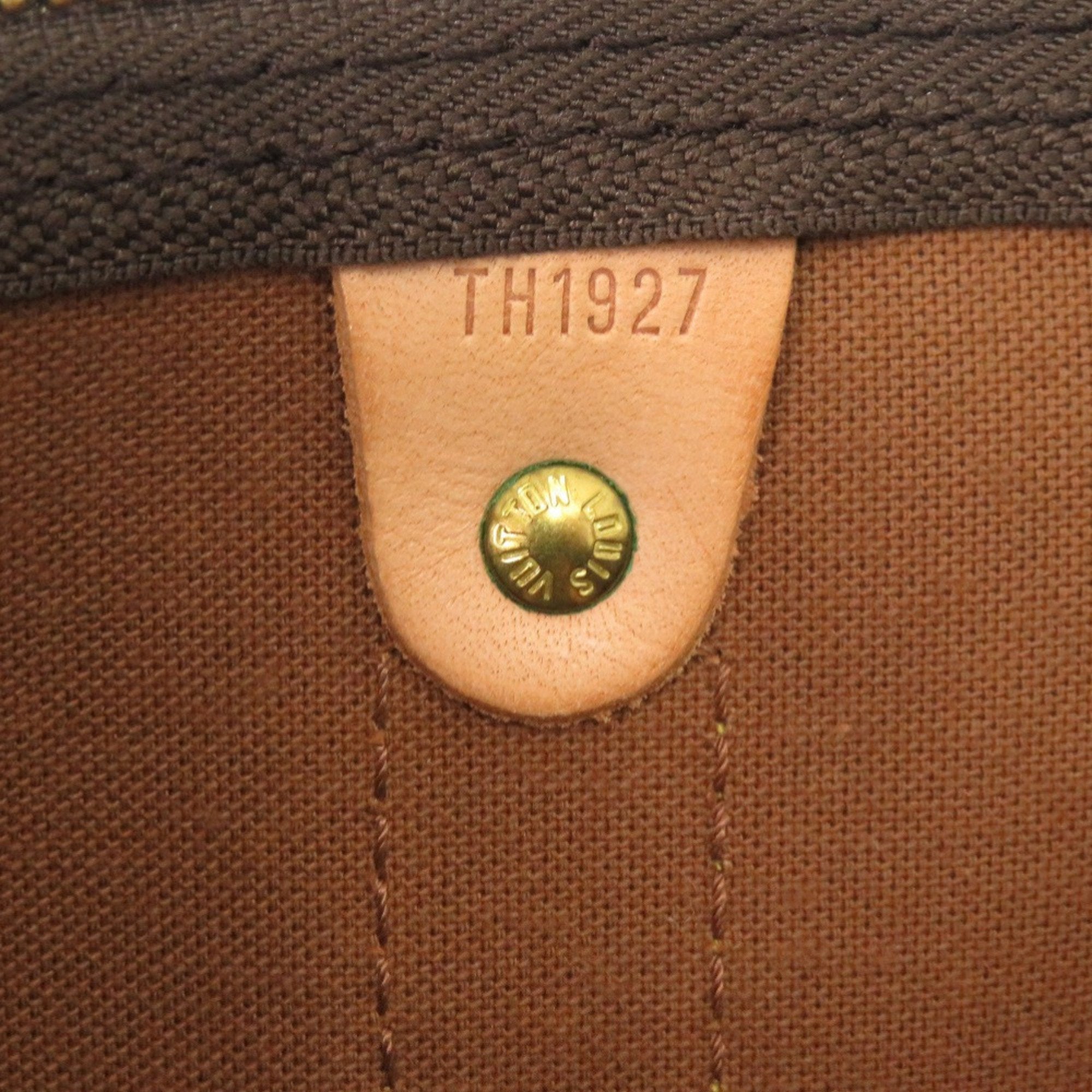 Louis Vuitton Brown Monogram Canvas Boston Bag