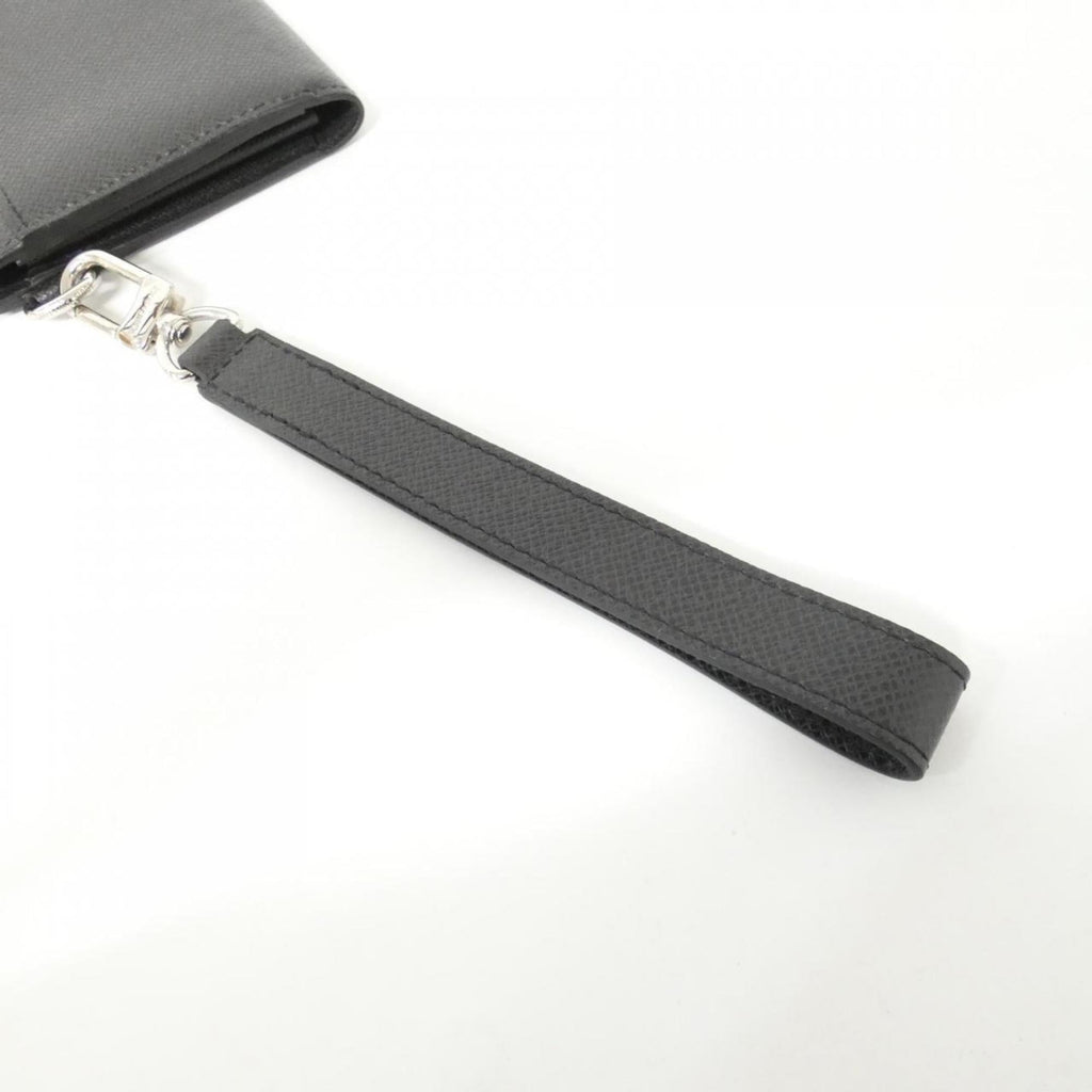 Louis Vuitton Black Taiga Leather Leather Long Wallet