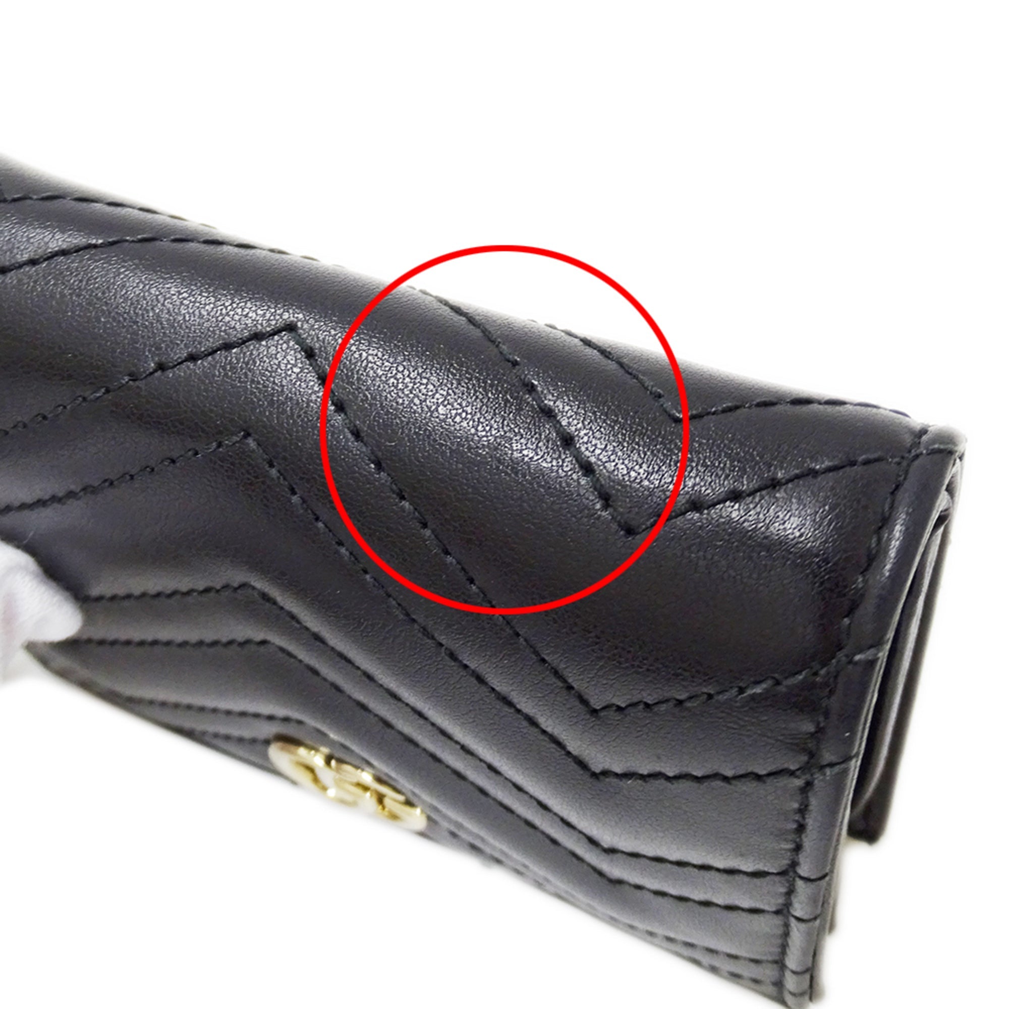 Gucci Black Leather Wallet (Bi-Fold) (Pre-Owned)