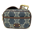 Celine Blue Denim Fanny Pack Pouch