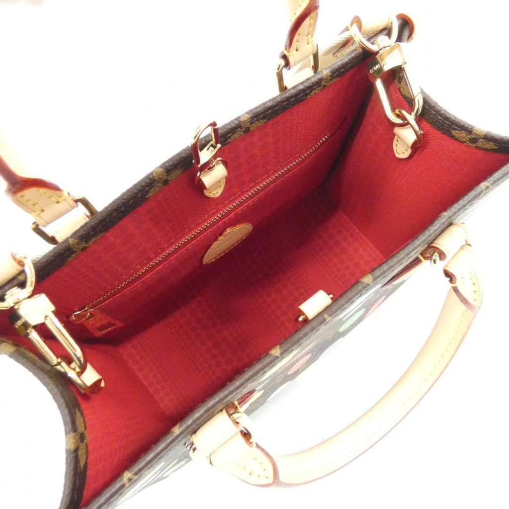 Louis Vuitton Marron Coated Canvas Handbag