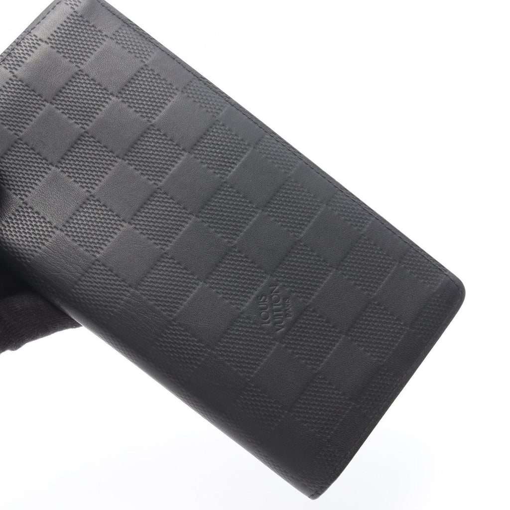 Louis Vuitton Black Onyx Damier Infini Leather Long Wallet