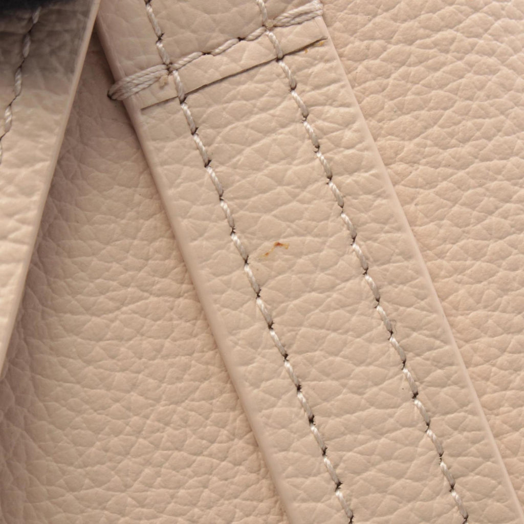 Balenciaga Ivory Leather Hand