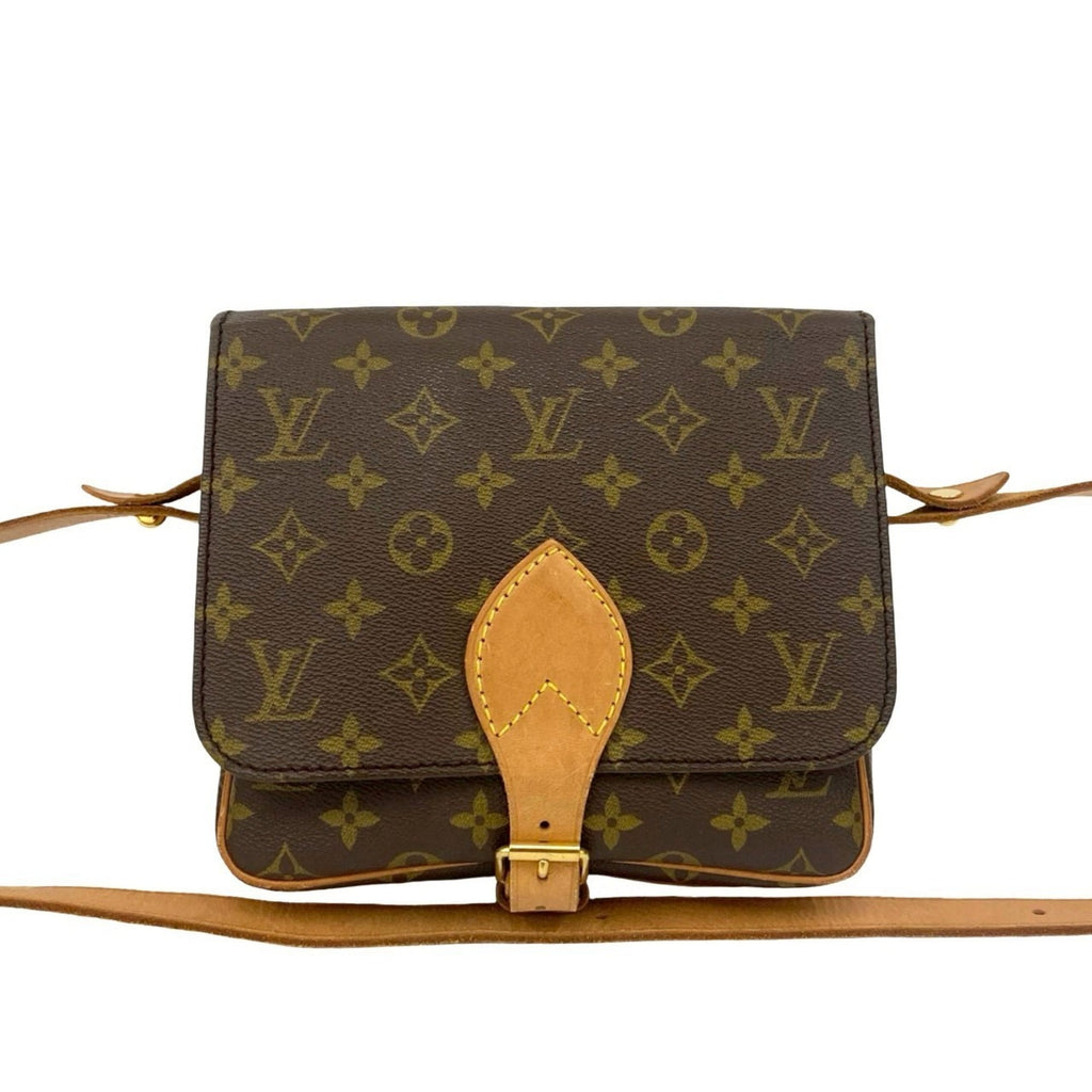 Louis Vuitton Brown Leather Pvc Pochette Shoulder Bag