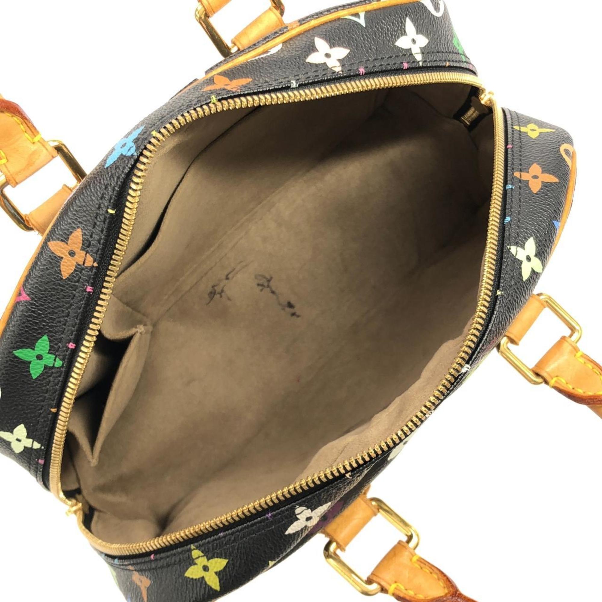 Louis Vuitton Black Coated Canvas Handbag