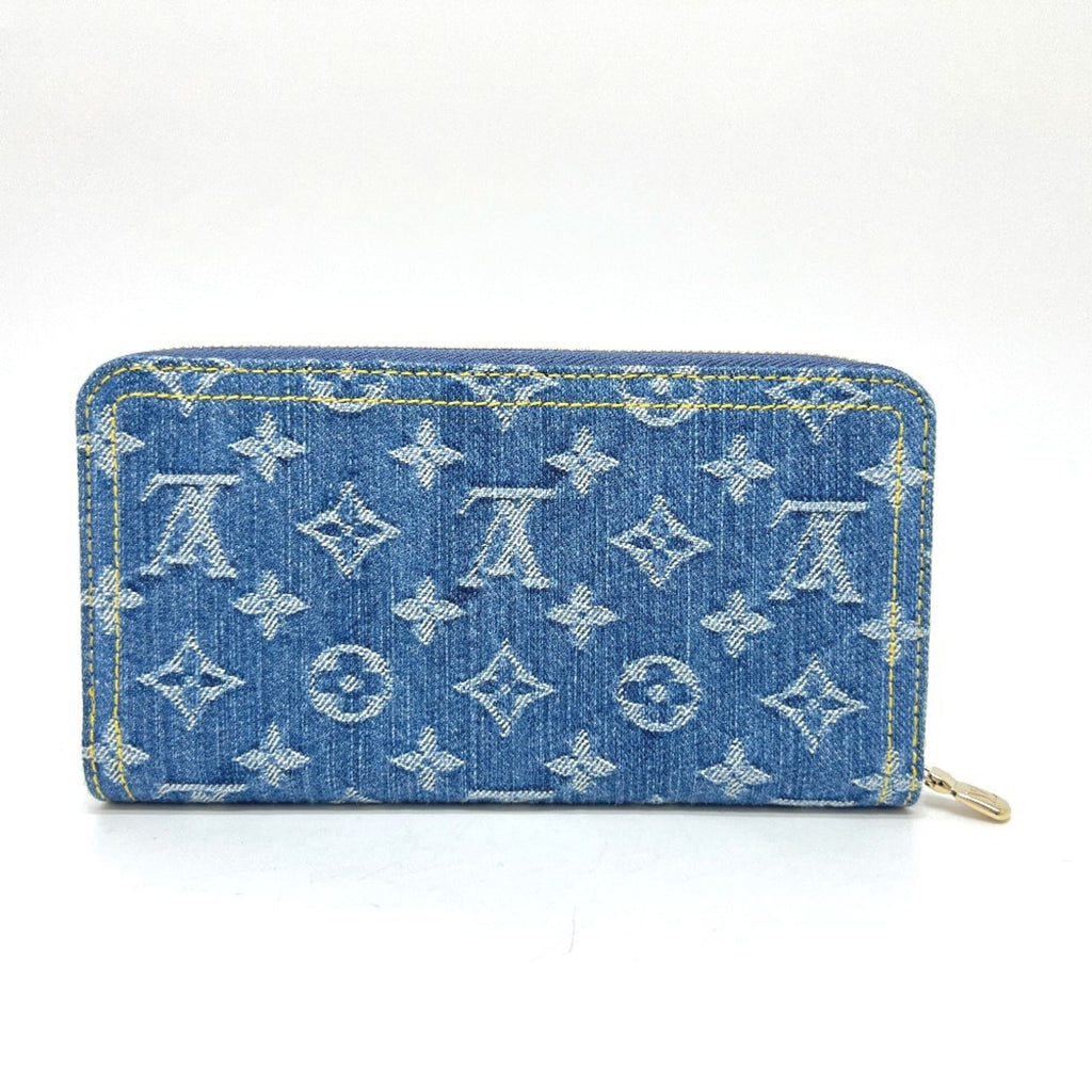 Louis Vuitton Monogram Denim Blue Monogram Denim Long Wallet
