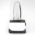 Chanel White Leather Shoulder Bag