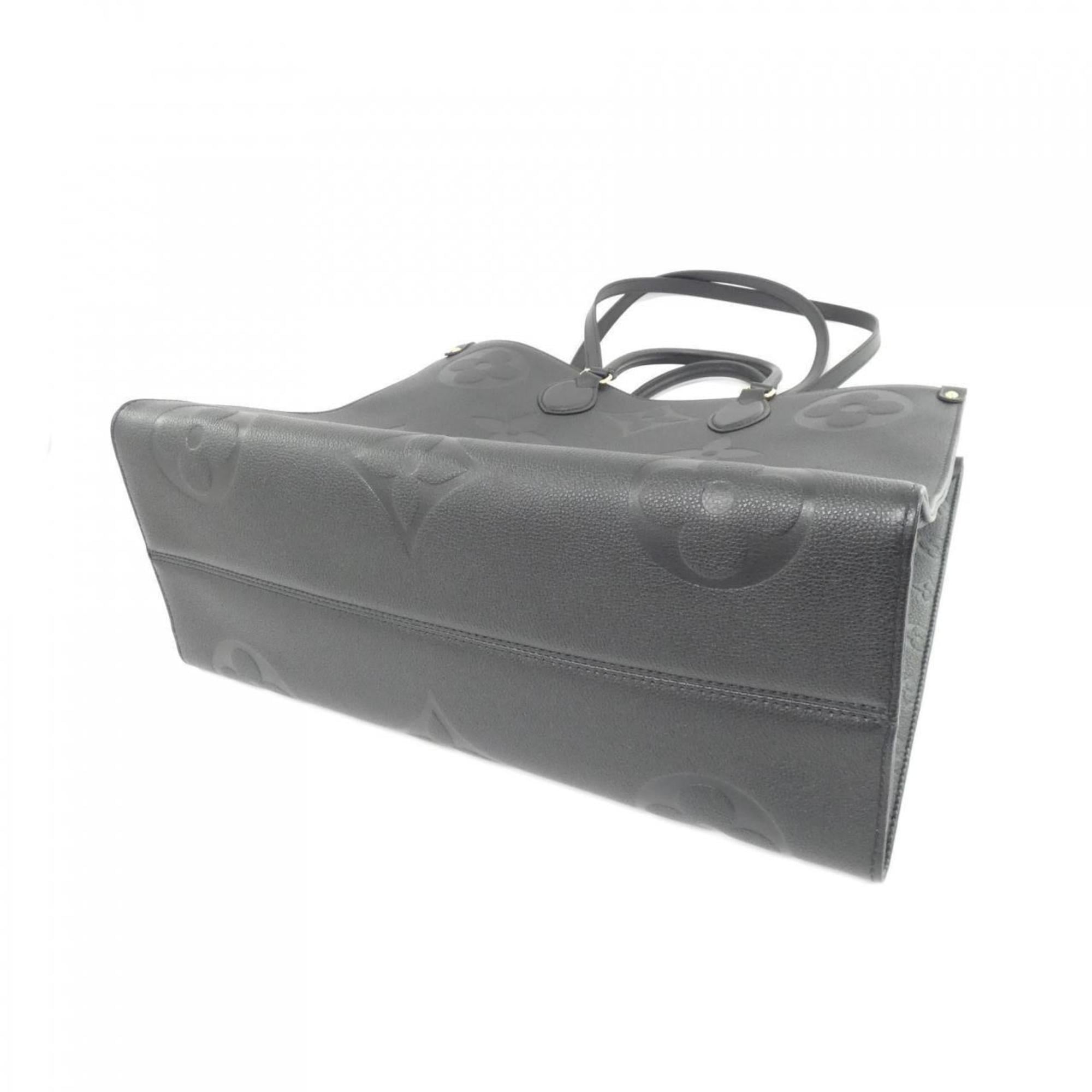 Louis Vuitton Black Leather Handbag