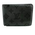 Louis Vuitton Dark Gray Gray Leather Wallet
