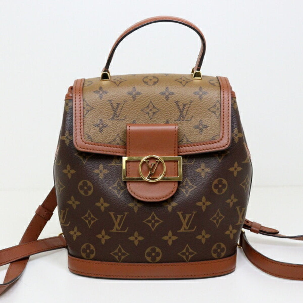 Louis Vuitton Monogram Reverse Beige Brown Monogram Monogram Reverse Monogram Backpack