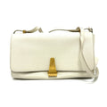 Bottega Veneta Ivory White Leather Shoulder Bag