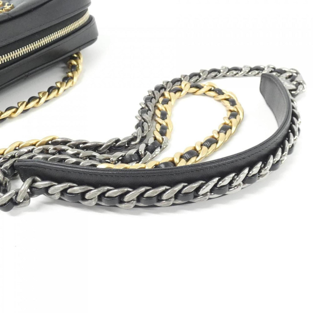 Chanel Black Leather Shoulder Bag