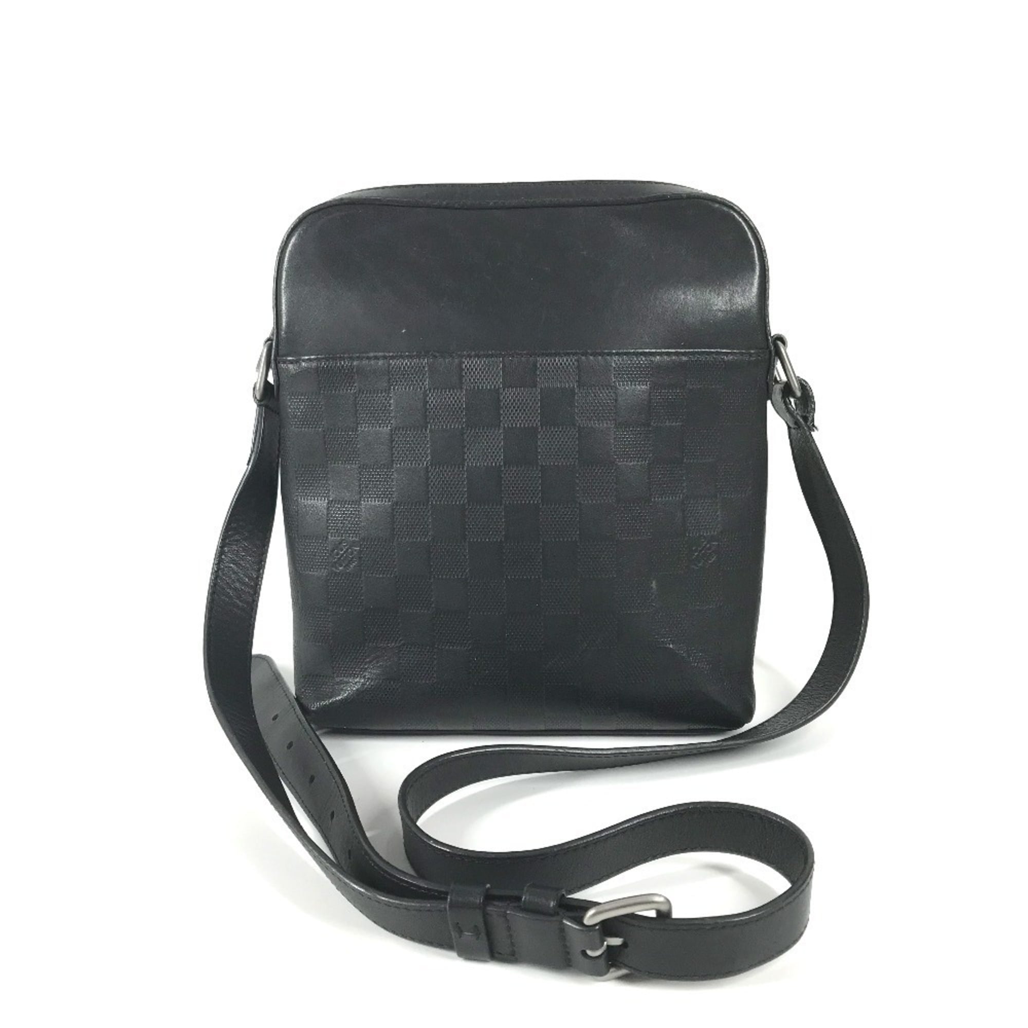 Louis Vuitton Black Damier Infini Pochette Shoulder Bag