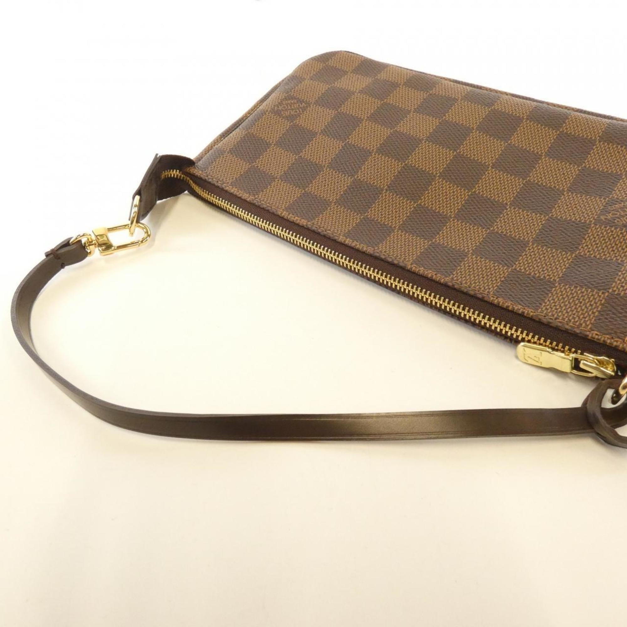 Louis Vuitton Damier Damier Canvas Ebene Damier Canvas Pochette Pouch