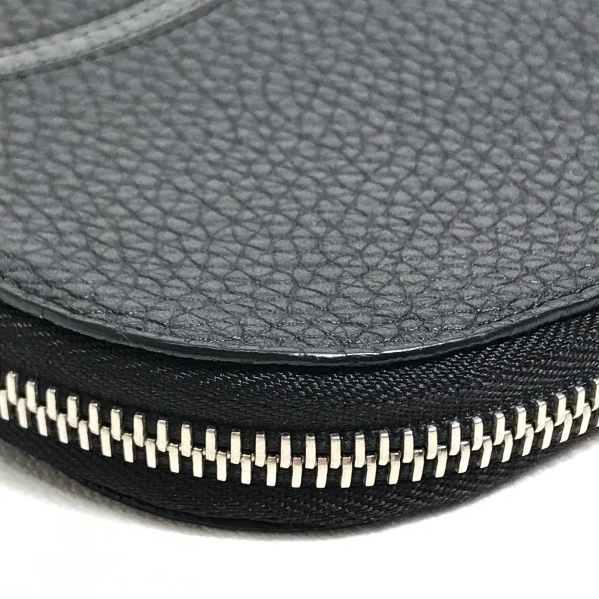 Louis Vuitton Black Noir Leather Clutch Bag Pochette