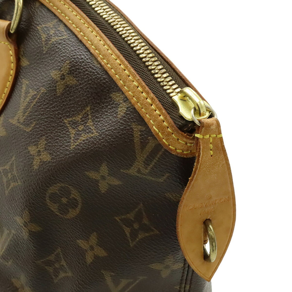 Louis Vuitton Brown Monogram White Monogram Handbag Shoulder Bag Tote Bag