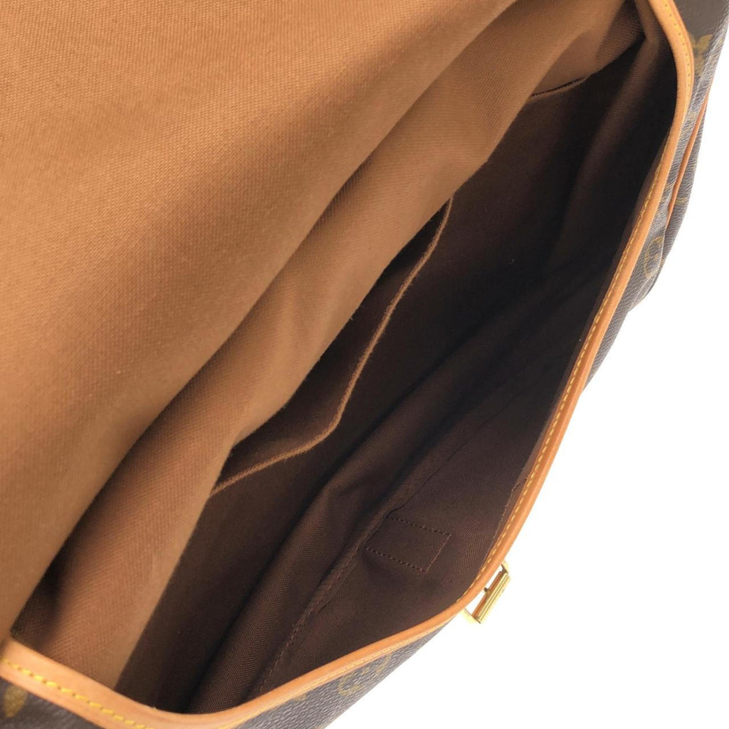 Louis Vuitton Brown Coated Canvas Shoulder Bag