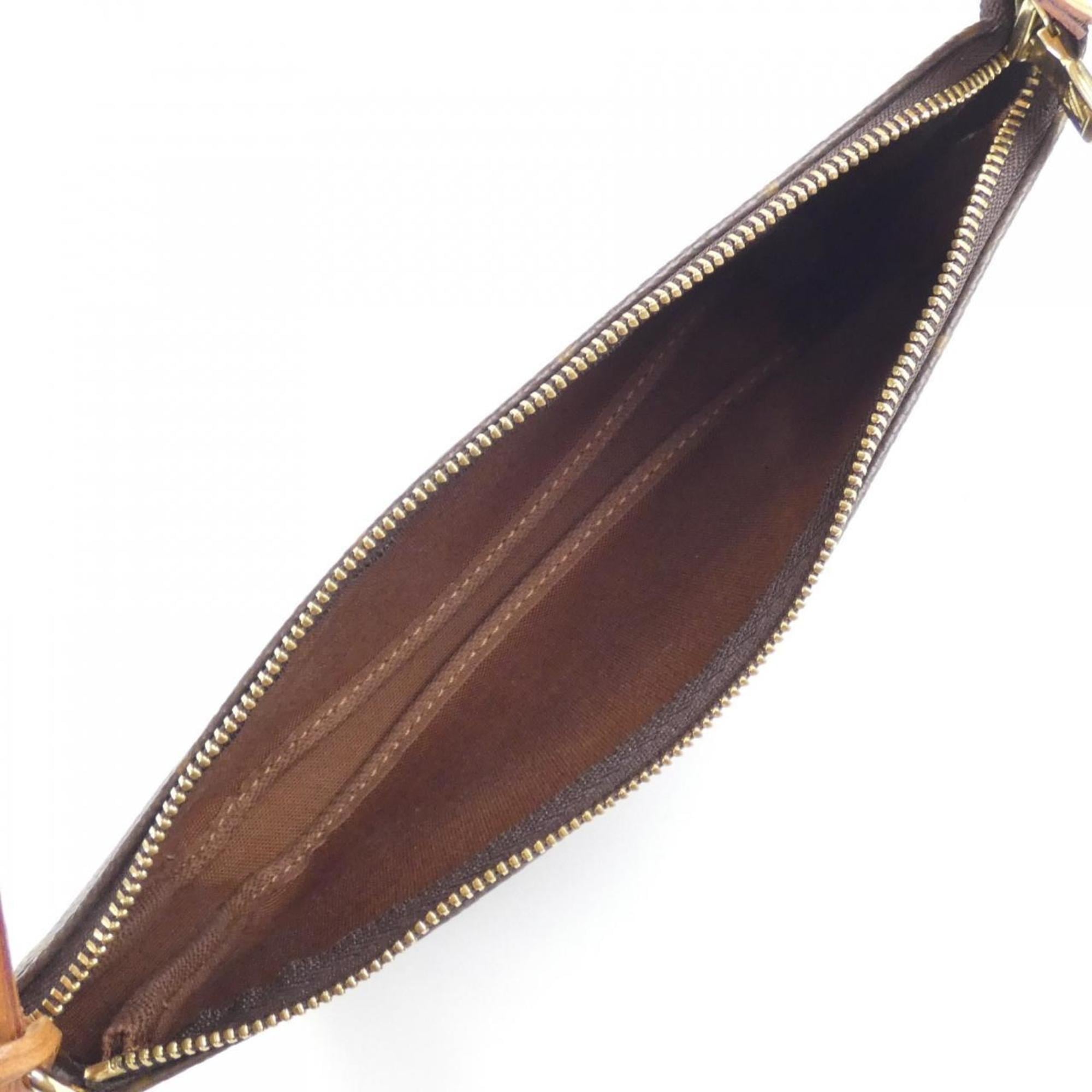 Louis Vuitton Marron Coated Canvas Pouch