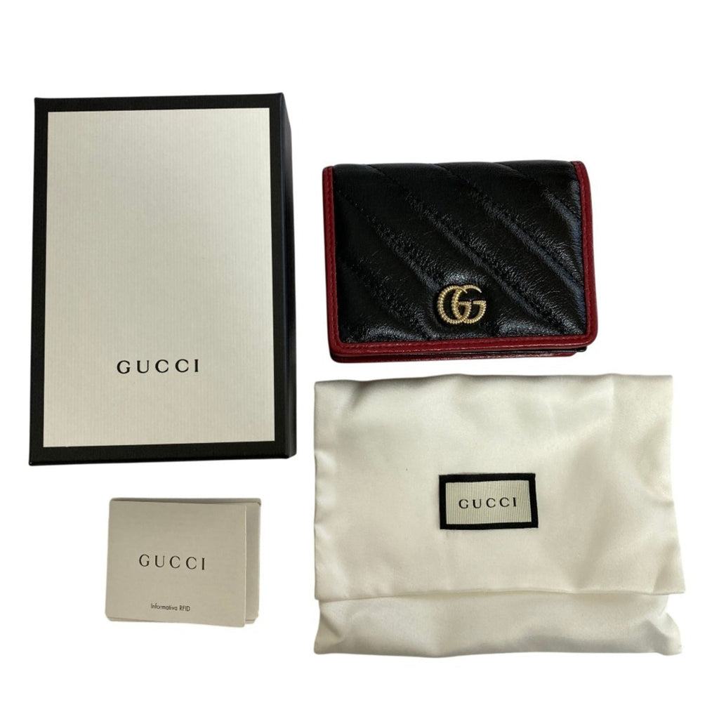 Gucci Black Leather Wallet (Bi-Fold) (Pre-Owned)