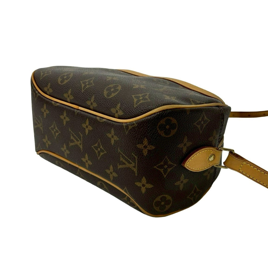 Louis Vuitton Brown Leather Pvc Pochette Shoulder Bag