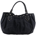 Gucci Gg Canvas Black Gg Canvas Tote Bag (Pre-Owned)