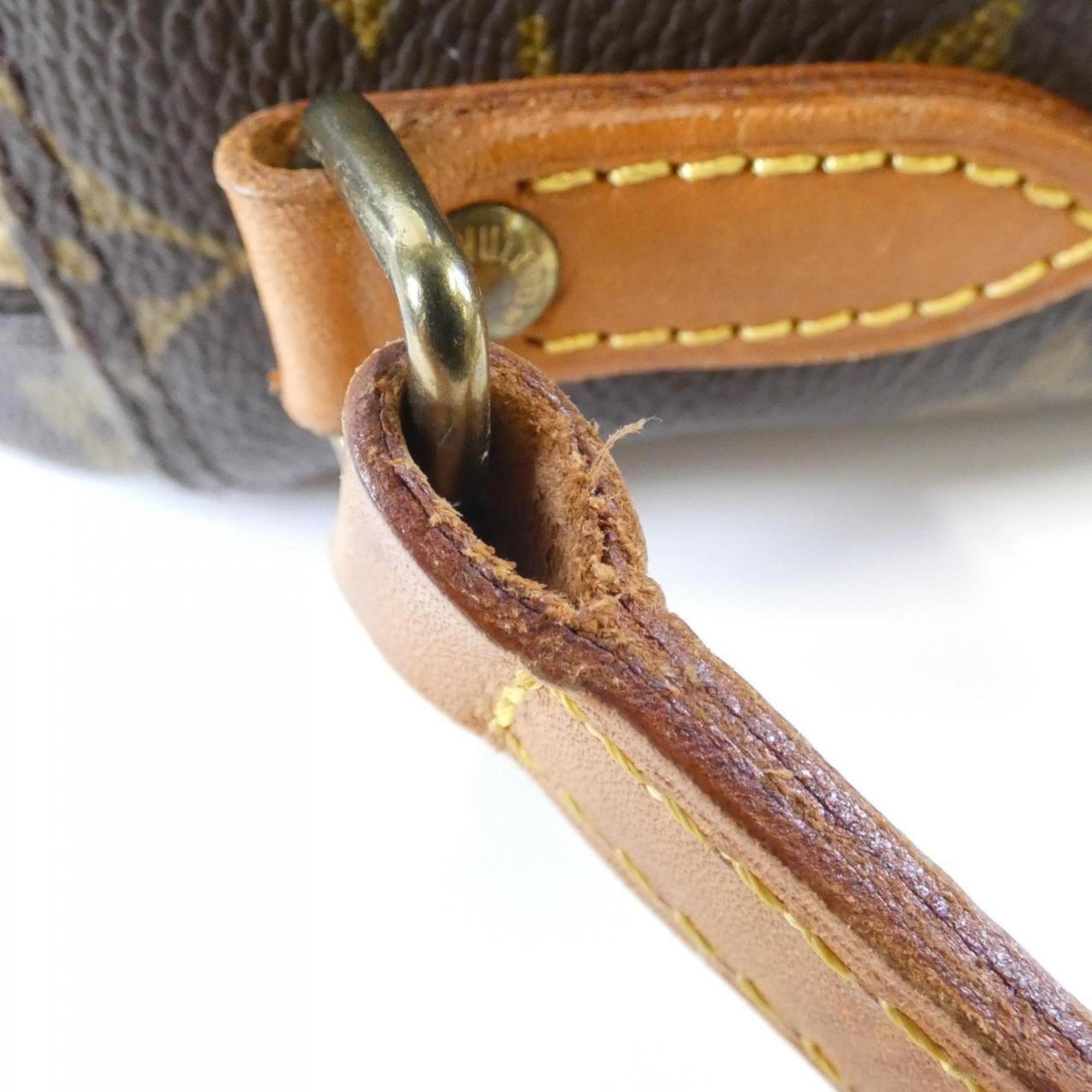 Louis Vuitton Brown Marron Coated Canvas Shoulder Bag