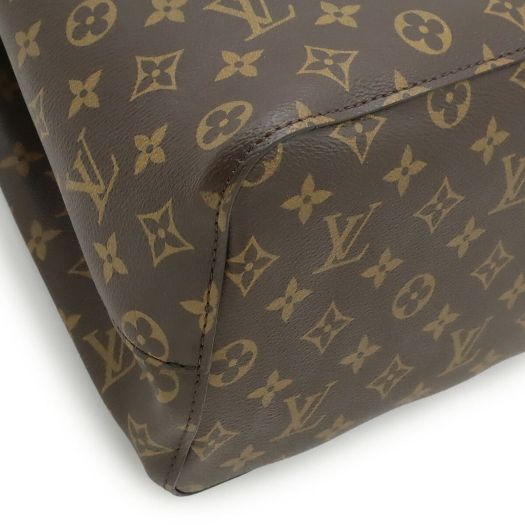 Louis Vuitton Brown Canvas Shoulder Bag