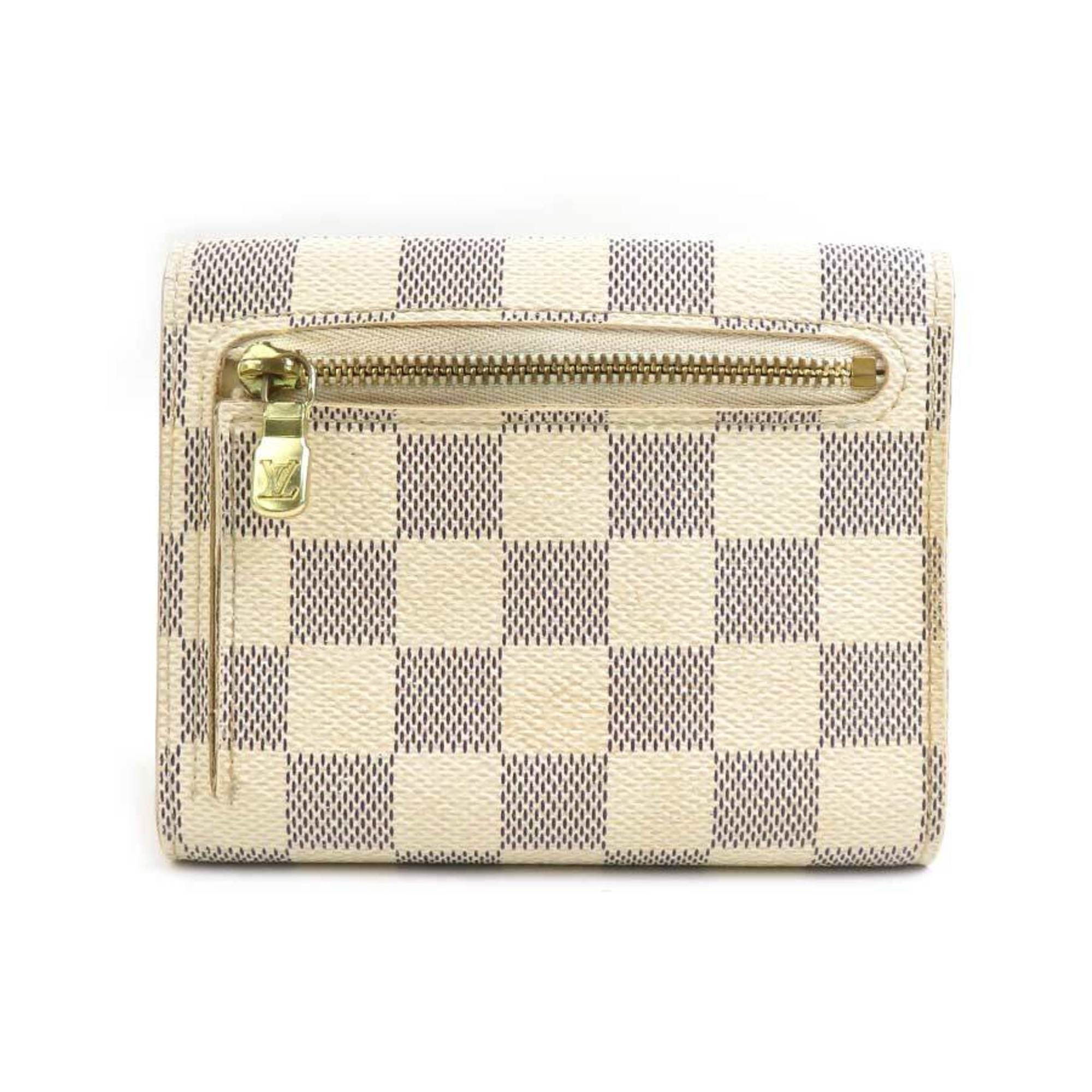 Louis Vuitton Ivory Damier Azur Wallet