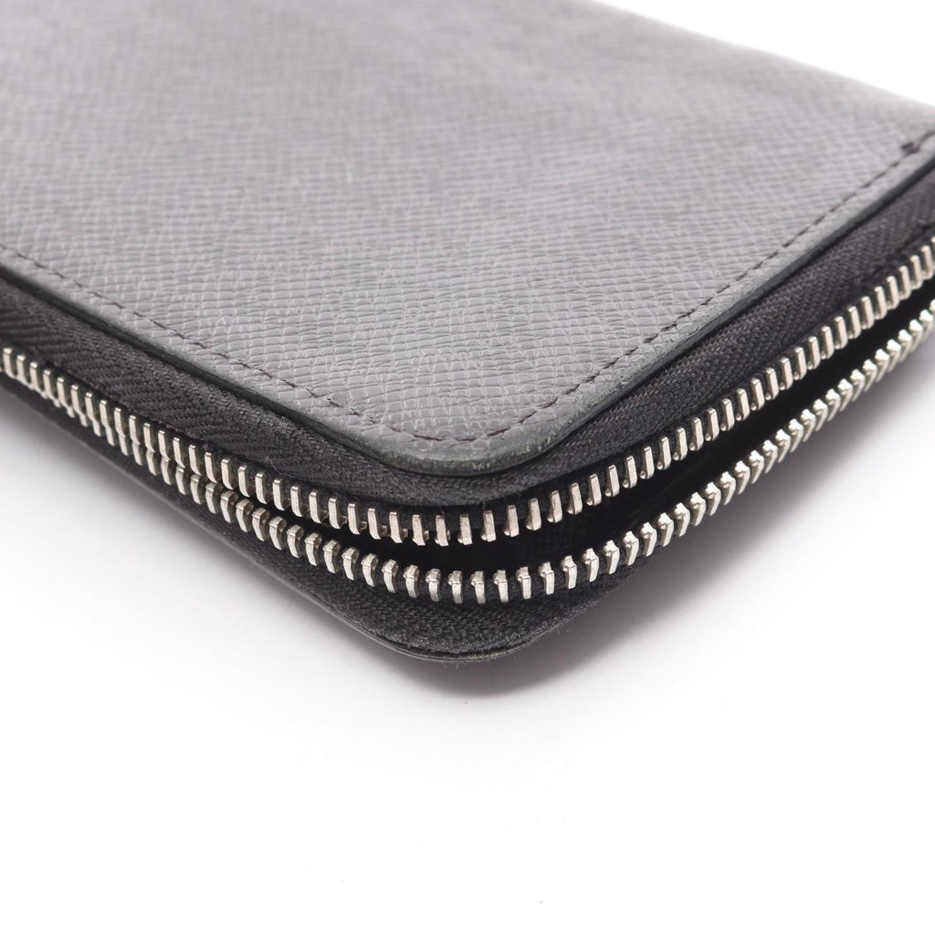 Louis Vuitton Taiga Black Taiga Leather Long Wallet