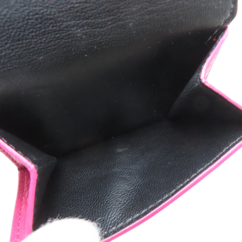 Balenciaga Pink Leather Wallet (Tri-Fold)