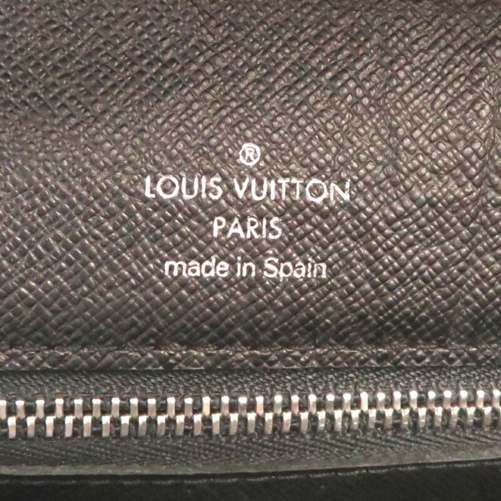 Louis Vuitton Taiga Ardoise Black Galle Taiga Leather Clutch Bag