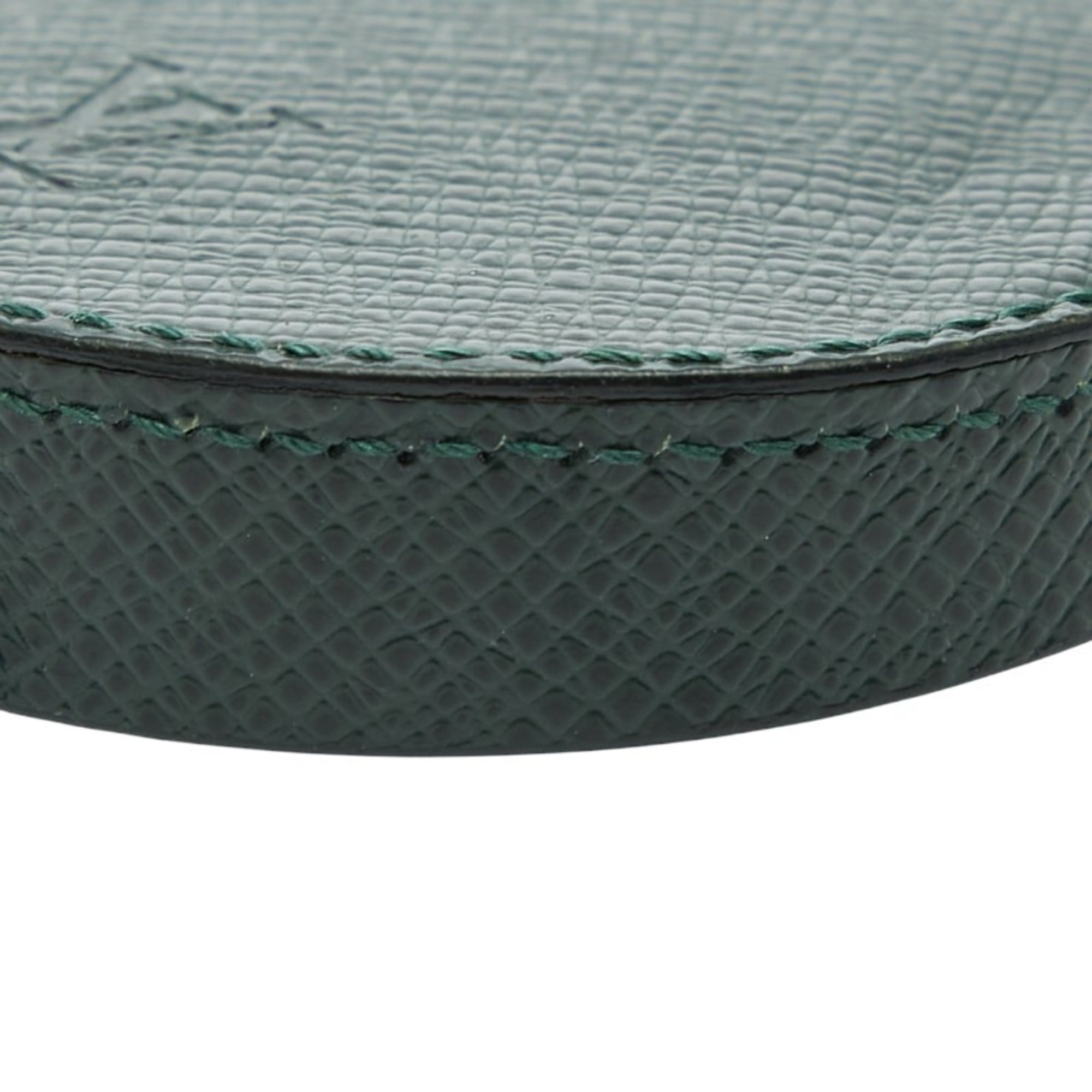 Louis Vuitton Dark Green Episea Taiga Leather Coin Purse/Coin Case