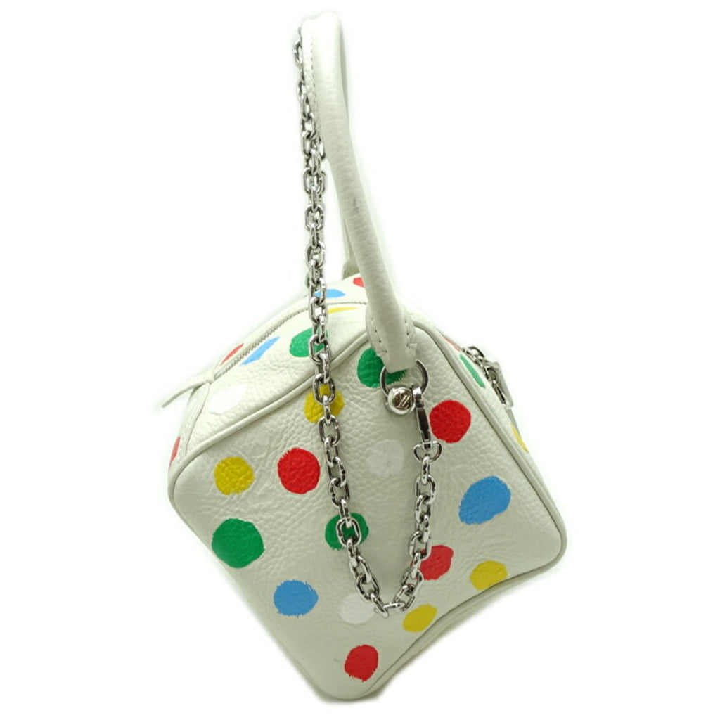 Louis Vuitton Multi-Color White Leather Shoulder Bag