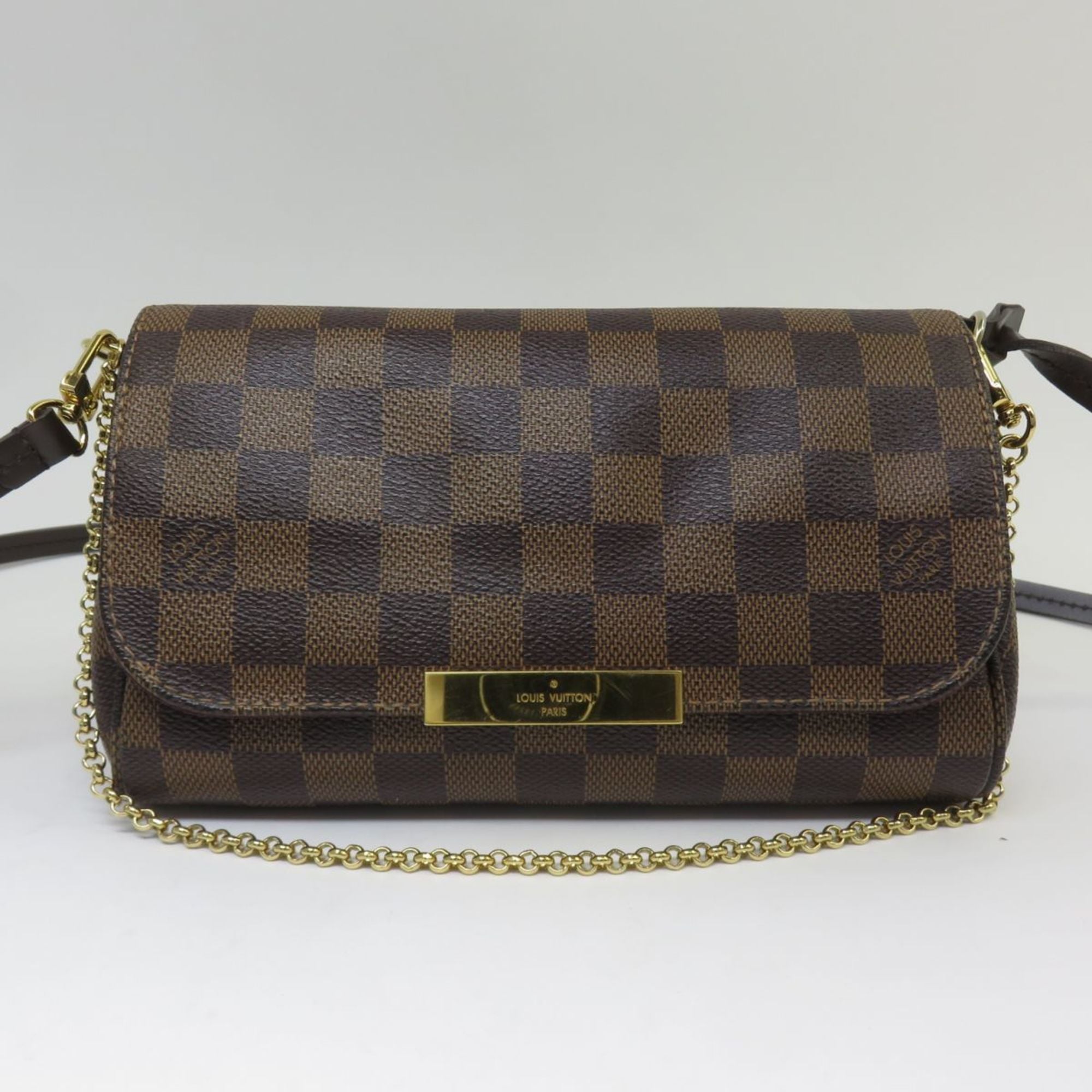 Louis Vuitton Damier Damier Canvas Ebene Shoulder Bag
