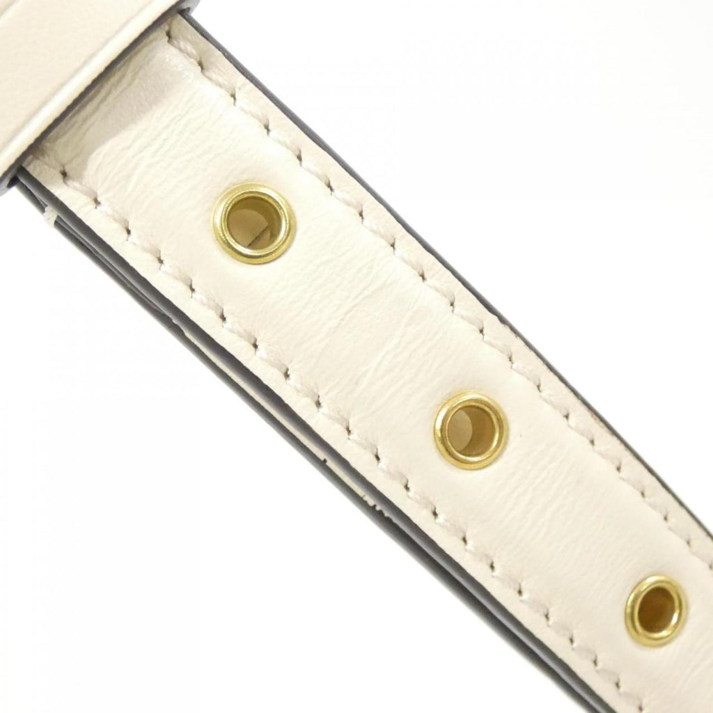 Louis Vuitton Cream Leather Shoulder Bag