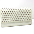 Prada White Leather Long Wallet (Bi-Fold)