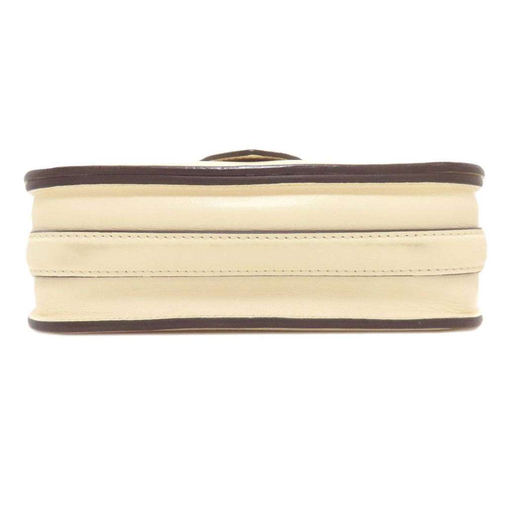 Louis Vuitton Cream Leather Shoulder Bag