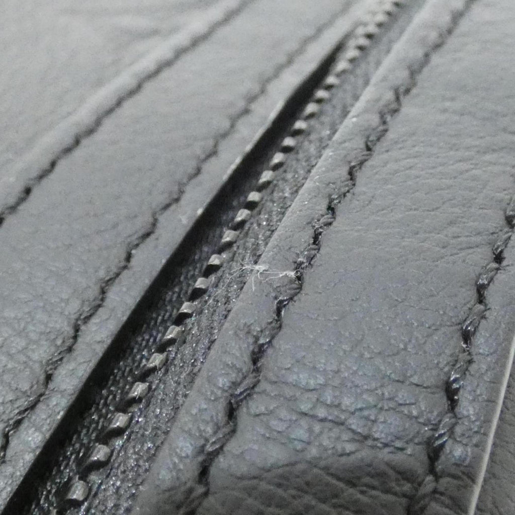 Louis Vuitton Black Leather Backpack
