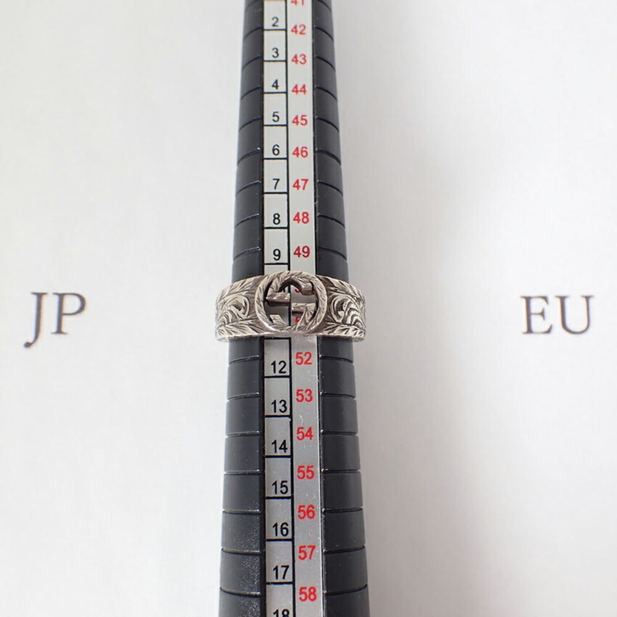 Gucci Silver Sterling Silver 925 Band Ring (Pre-Owned)