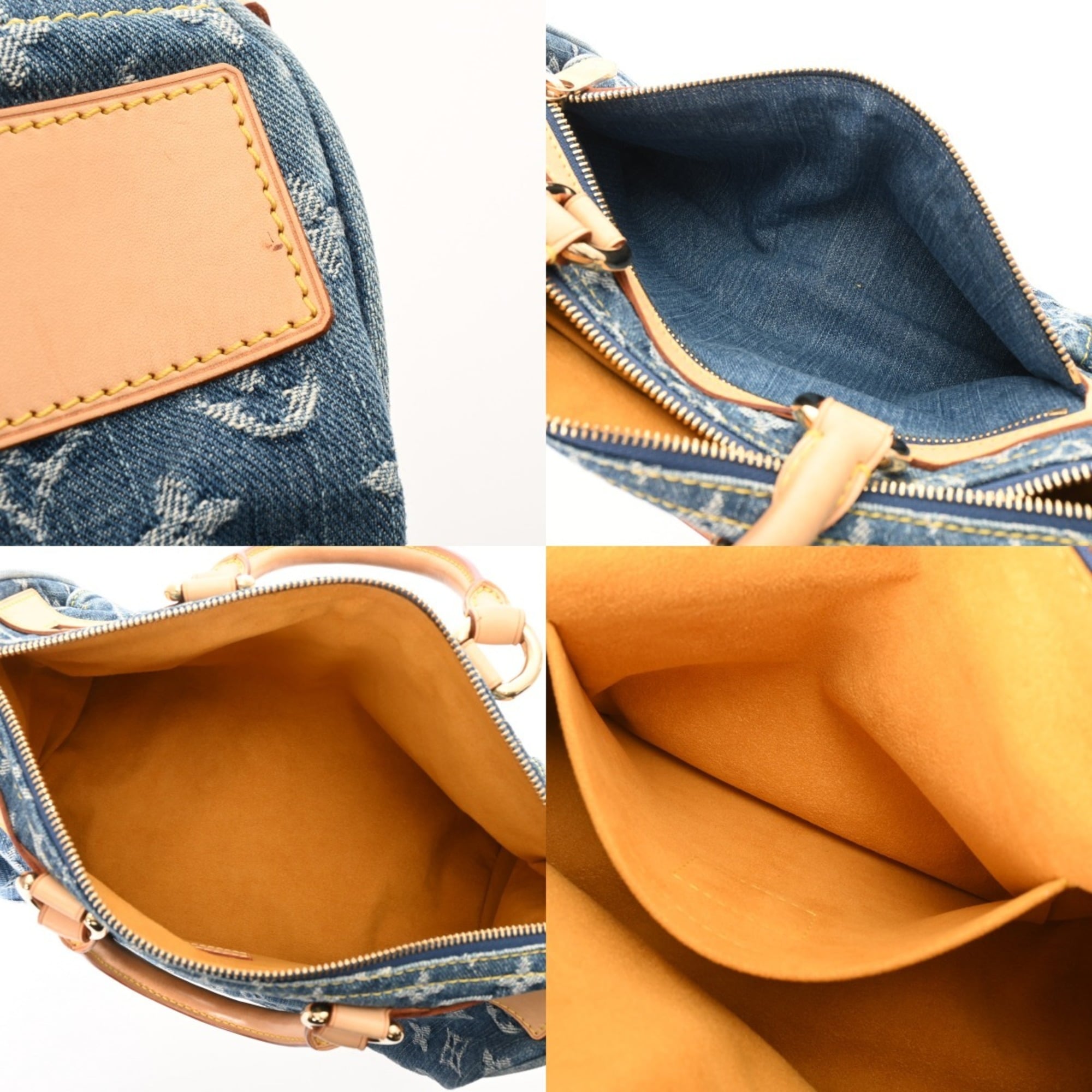 Louis Vuitton Blue Monogram Denim Handbag