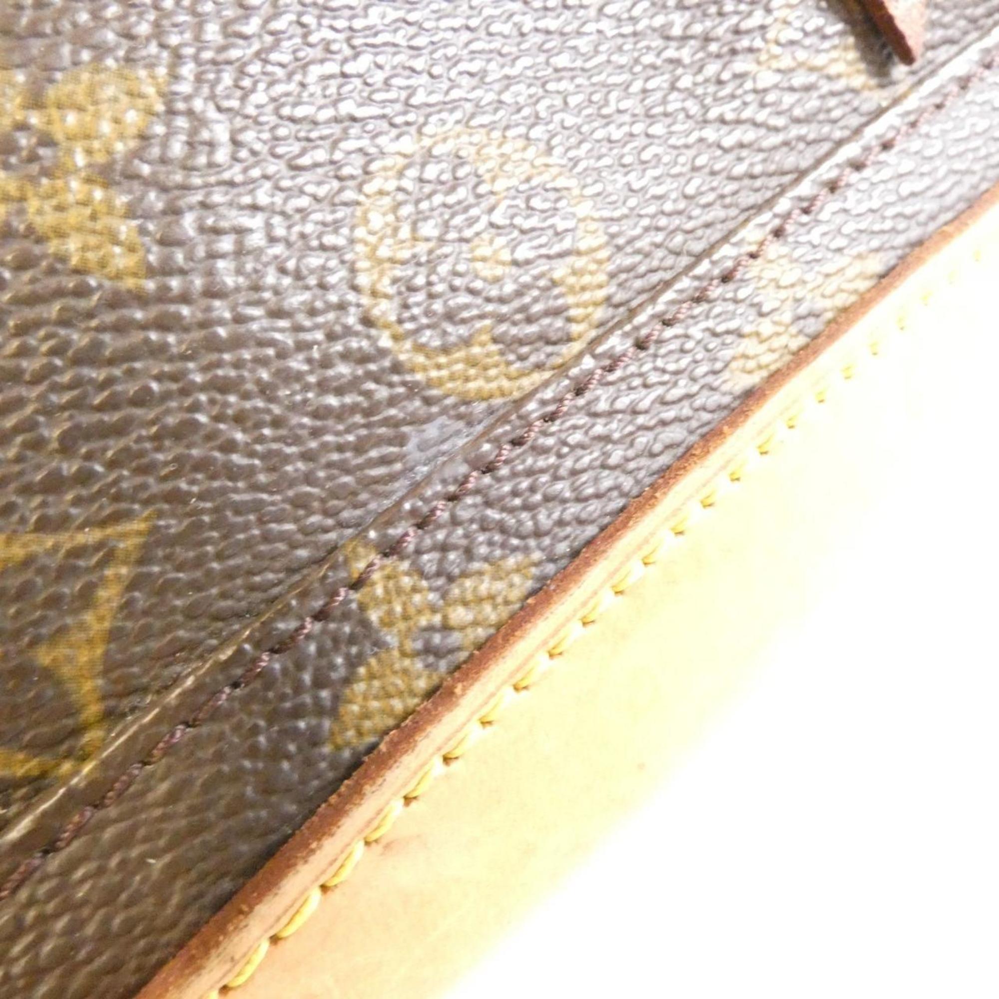 Louis Vuitton Brown Coated Canvas Backpack