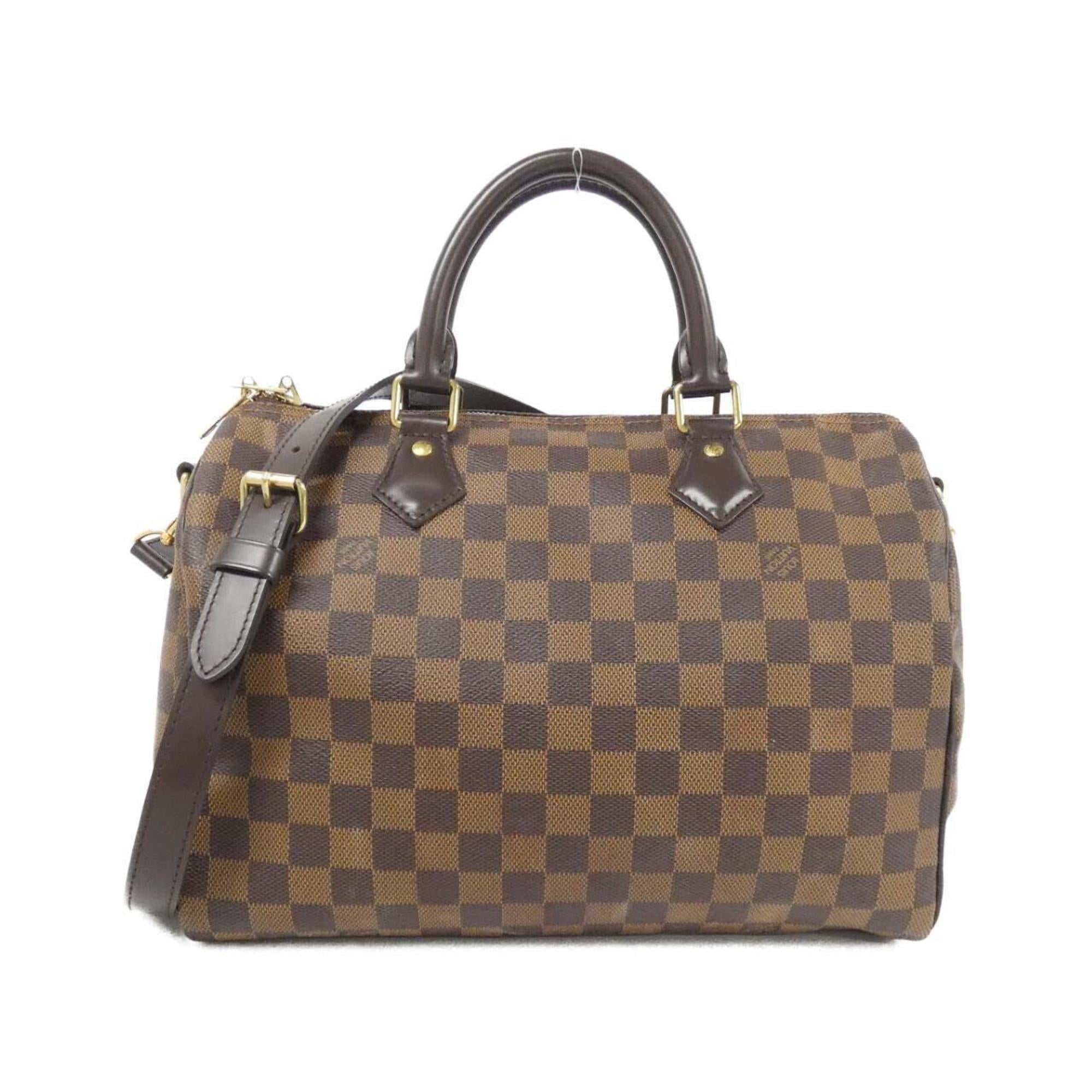 Louis Vuitton Ebene Coated Canvas Boston Bag