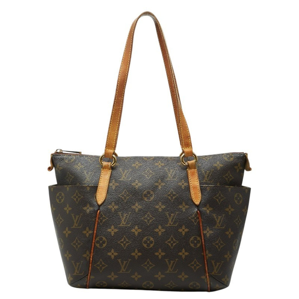 Louis Vuitton Brown Pvc Leather Handbag Shoulder Bag